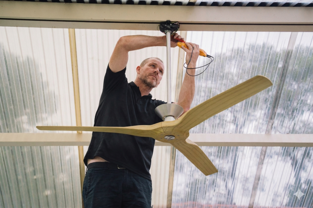 Glenhaven electrician performing a switchboard upgrade
